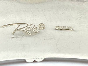 Reve by Don & Elizabeth Buck Sterling Silver & Onyx Cabochon Cuff