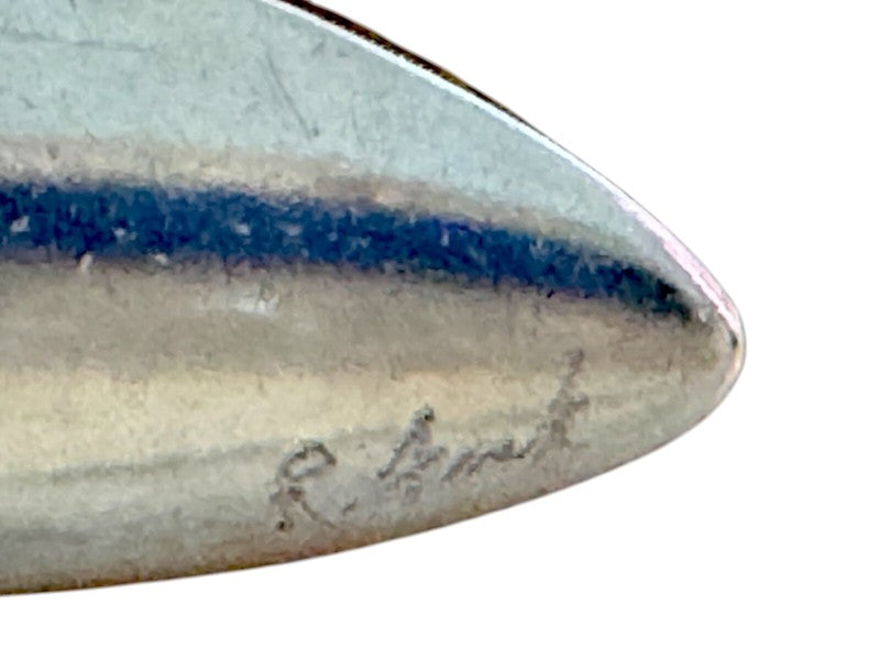 Ricky Frank signature mark on the reverse