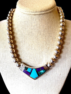 Ray Tracey “Knifewing” Inlay Necklace