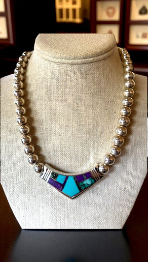 Ray Tracey “Knifewing” Inlay Necklace