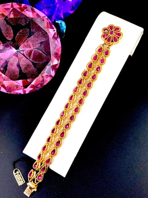 Crown Trifari “Royal India” Pink Parure