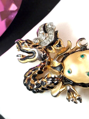 1942 Crown Trifari “Ming Dragon” Brooch