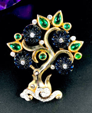 1949 Crown Trifari Moghul “Tree” Brooch