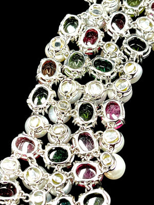 Utopia of Milan 18K Pearl & Tourmaline Bracelet