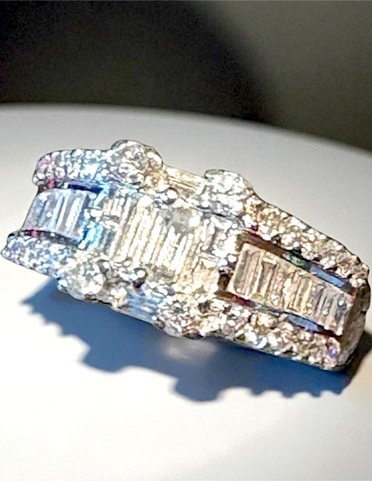 Le Vian 18K White Gold 50-Diamond Statement Ring