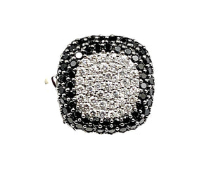 Effy Black & White Diamond Cocktail Ring