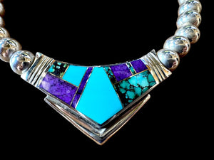 Ray Tracey “Knifewing” Inlay Necklace