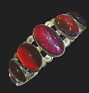 Navajo Dragon’s Breath Opal Cuff