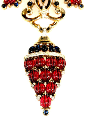 1949 Crown Trifari “Schéhérazade” Moghul Necklace