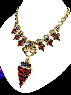 1949 Crown Trifari “Schéhérazade” Moghul Necklace