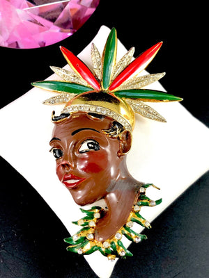1943 Corocraft “Josephine Baker” Brooch