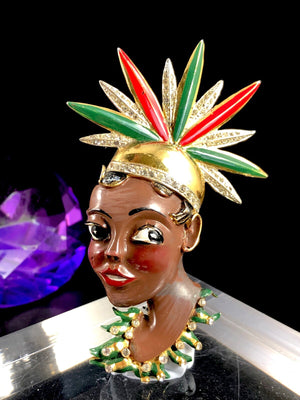 1943 Corocraft “Josephine Baker” Brooch