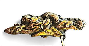Japanese Shakudō Samurai Menuki Bracelet