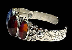 Navajo Dragon’s Breath Opal Cuff