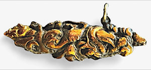Japanese Shakudō Samurai Menuki Bracelet