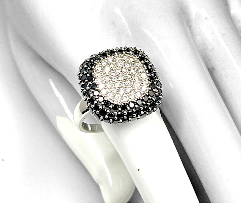 Effy Black & White Diamond Cocktail Ring