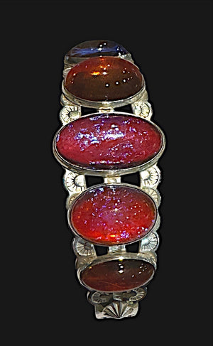 Navajo Dragon’s Breath Opal Cuff