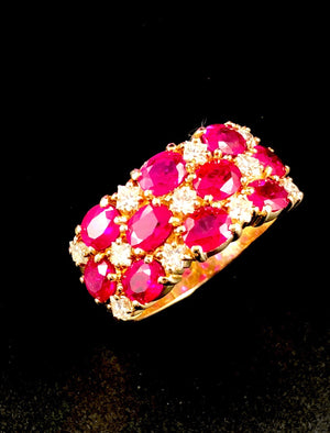 Effy “Ruby Royale” Oval Ruby & Diamond Ring
