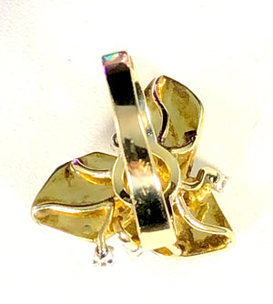 Ronay 14K Gold Crystal-Opal & Diamond Ring