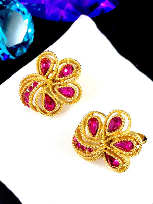 Crown Trifari “Royal India” Pink Parure