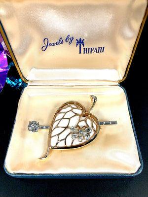 1952 Crown Trifari “Jelly Belly” Brooch