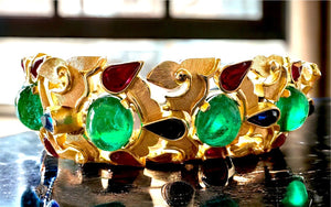 1960s Crown Trifari “Jewels of India” Bracelet