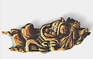 Japanese Shakudō Samurai Menuki Bracelet