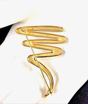 Tiffany & Co. Paloma Picasso “Squiggle” 18K Brooch