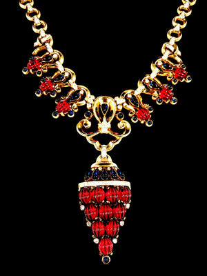 1949 Crown Trifari “Schéhérazade” Moghul Necklace