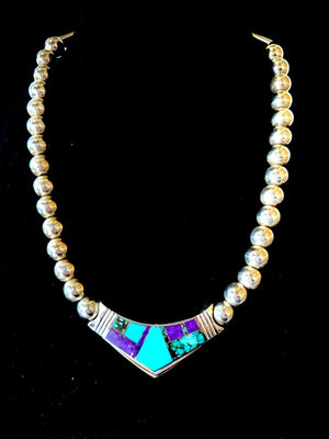 Ray Tracey “Knifewing” Inlay Necklace