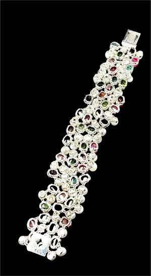 Utopia of Milan 18K Pearl & Tourmaline Bracelet