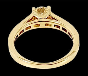 James Allen 18K Diamond Baguette Ring