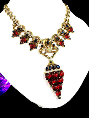 1949 Crown Trifari “Schéhérazade” Moghul Necklace