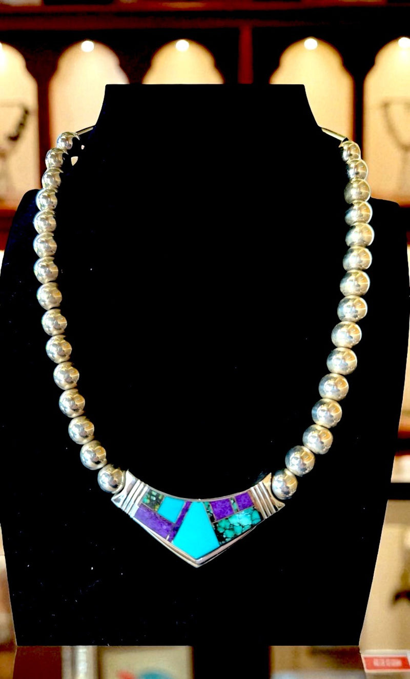 Ray Tracey “Knifewing” Inlay Necklace