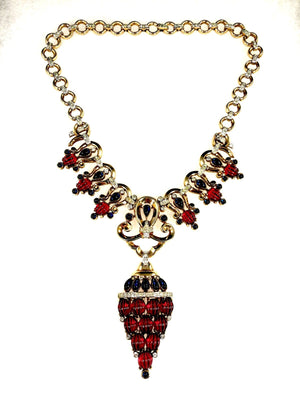 1949 Crown Trifari “Schéhérazade” Moghul Necklace