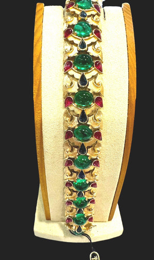 1960s Crown Trifari “Jewels of India” Bracelet