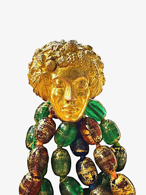 Isabel Canovas Maison Gripoix “Lady Face” Bracelet