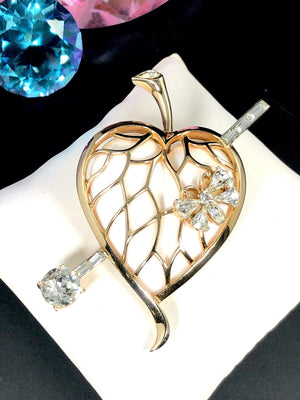 1952 Crown Trifari “Jelly Belly” Brooch