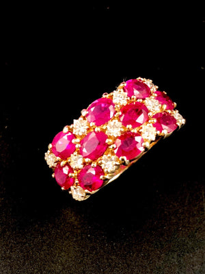 Effy “Ruby Royale” Oval Ruby & Diamond Ring