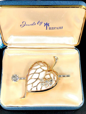 1952 Crown Trifari “Jelly Belly” Brooch