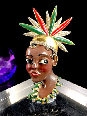 1943 Corocraft “Josephine Baker” Brooch