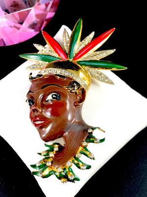 1943 Corocraft “Josephine Baker” Brooch