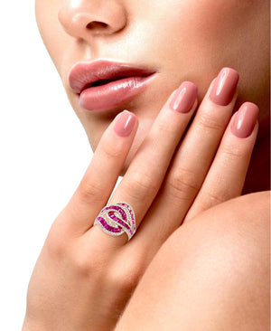 Effy “Ruby Royale” Rose Gold Cocktail Ring