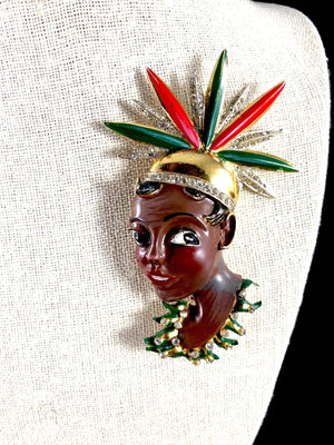 1943 Corocraft “Josephine Baker” Brooch