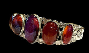 Navajo Dragon’s Breath Opal Cuff
