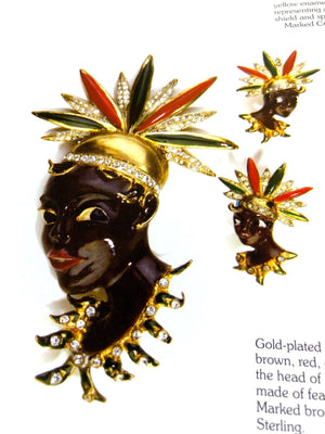 1943 Corocraft “Josephine Baker” Brooch