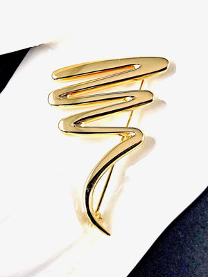 Tiffany & Co. Paloma Picasso “Squiggle” 18K Brooch
