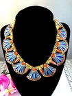 1960s Crown Trifari “King Tut” Collar Set