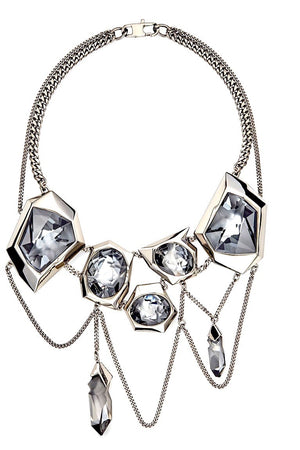 Atelier Swarovski x Jean Paul Gaultier "Reverse" Necklace, Bracelet & Ring Set, New in Box